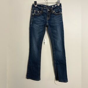 Miss Me JP5014-4 Indigo Boot Cut Jeans Size 26